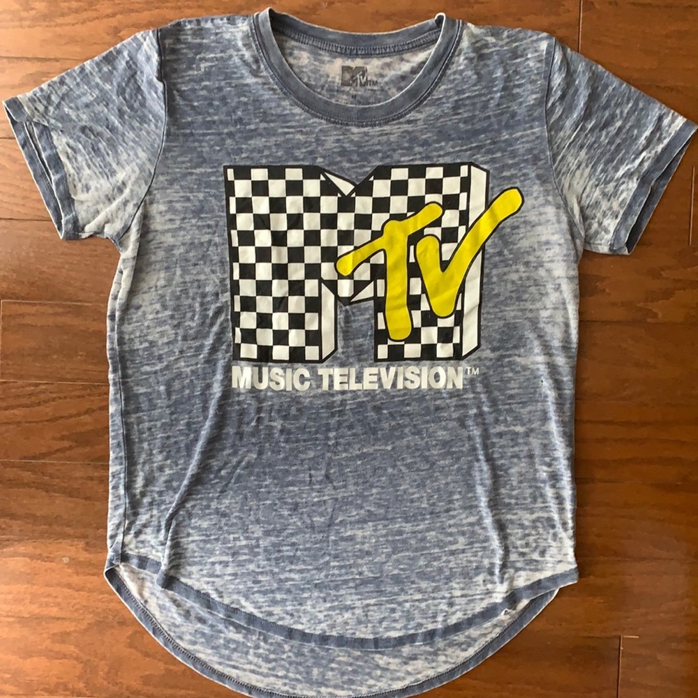MTV Burnout Racing Check Graphic Tee